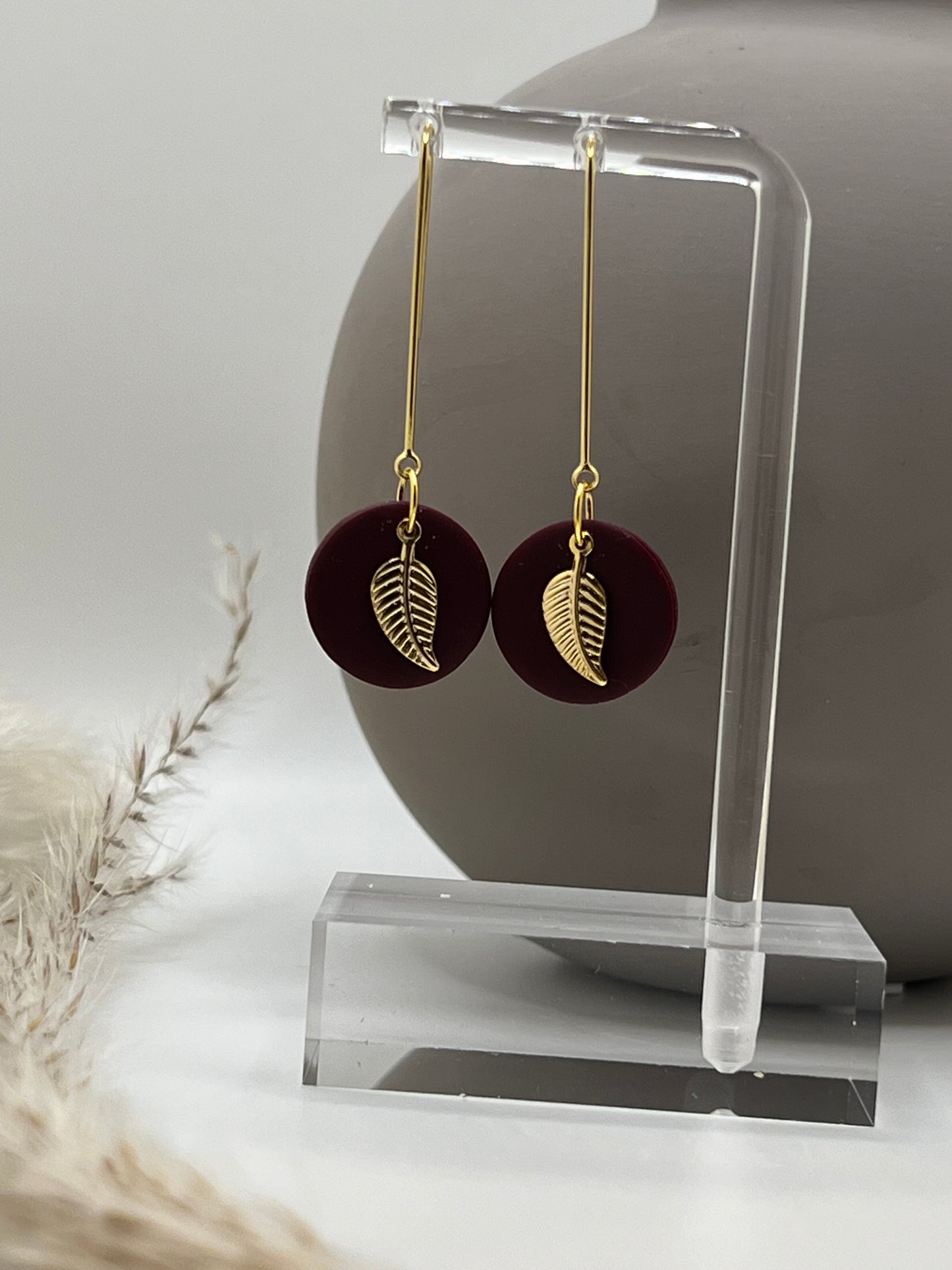 Circle Leaf Dangles